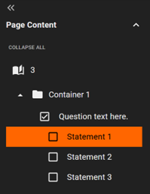 Delete alternative steps, select the alternative